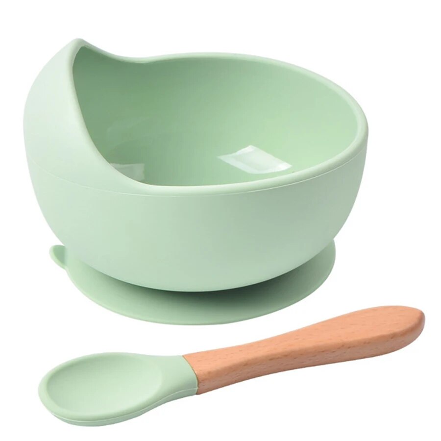 Baby Food Quality - Tigela De Alimentação De Silicone À