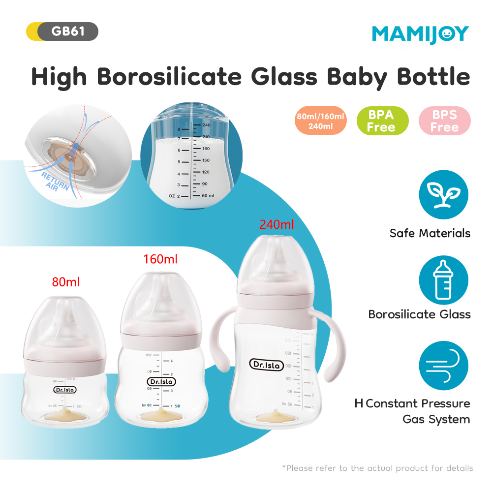 Baby Food Containers Glass - Garrafa de Vidro para Bebês 80/160/240ml