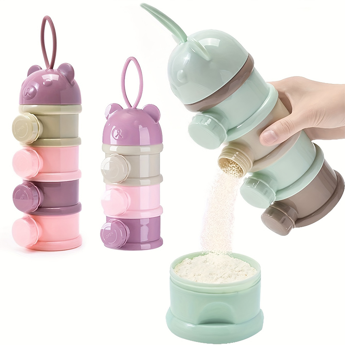 Baby Food In Jars - Recipiente de leite em pó para