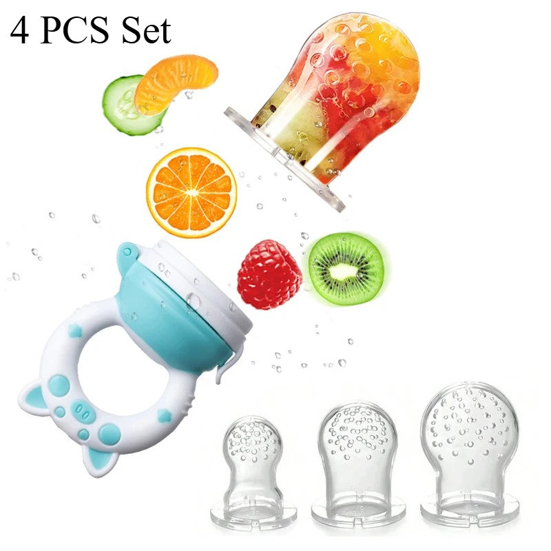 Baby Food Bites - Conjunto de 4 Peças: Alimentador de