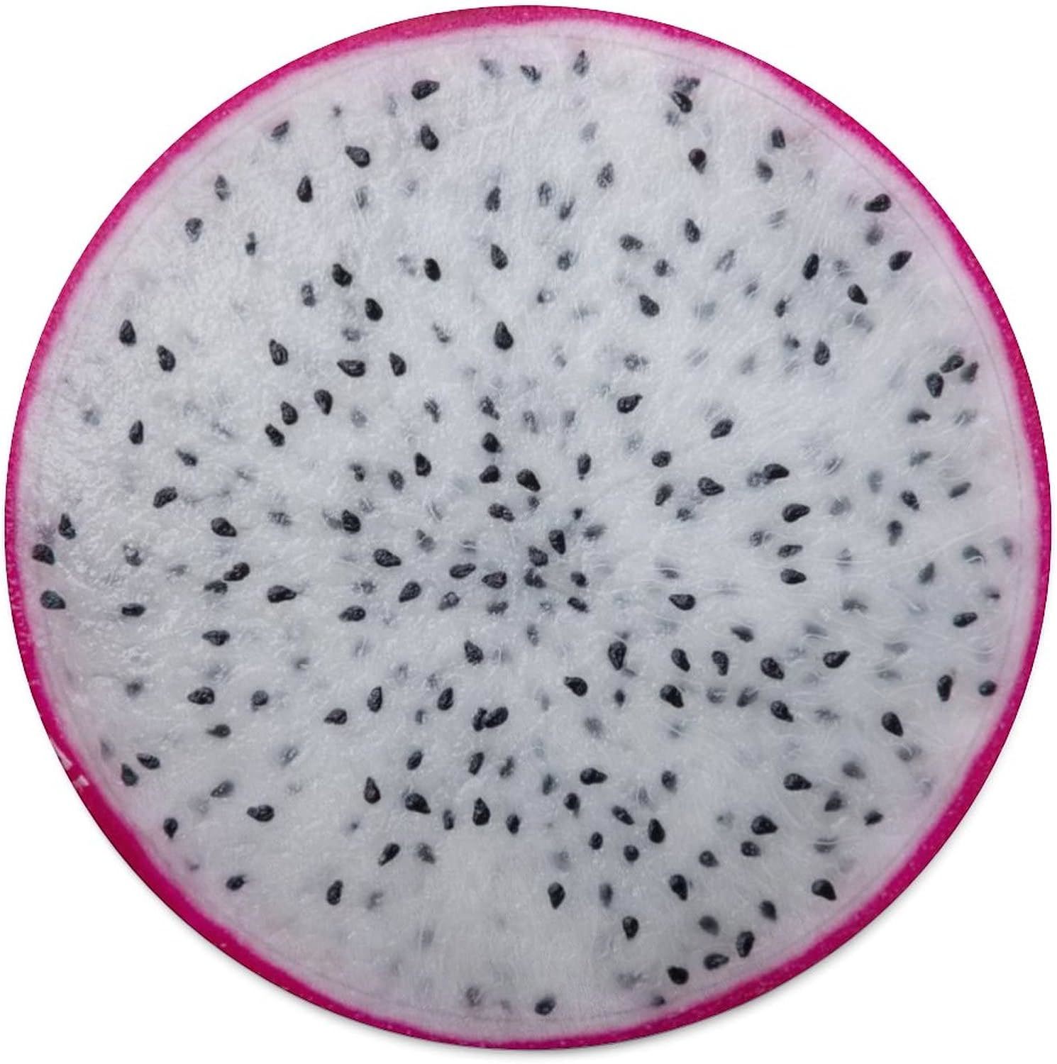 Baby Food Quality - Cobertores circulares com estampa de frutas,
