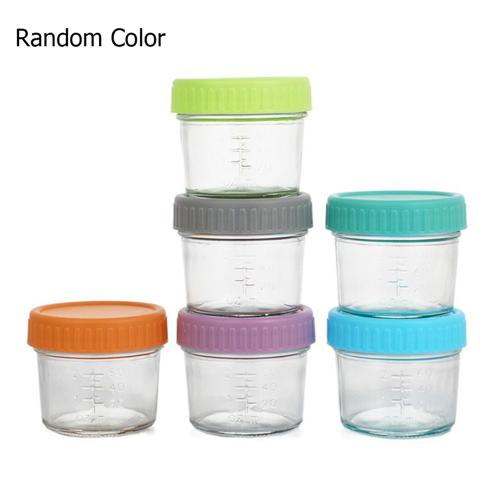 Baby Food Containers Glass - Jarra de vidro multiuso para comida