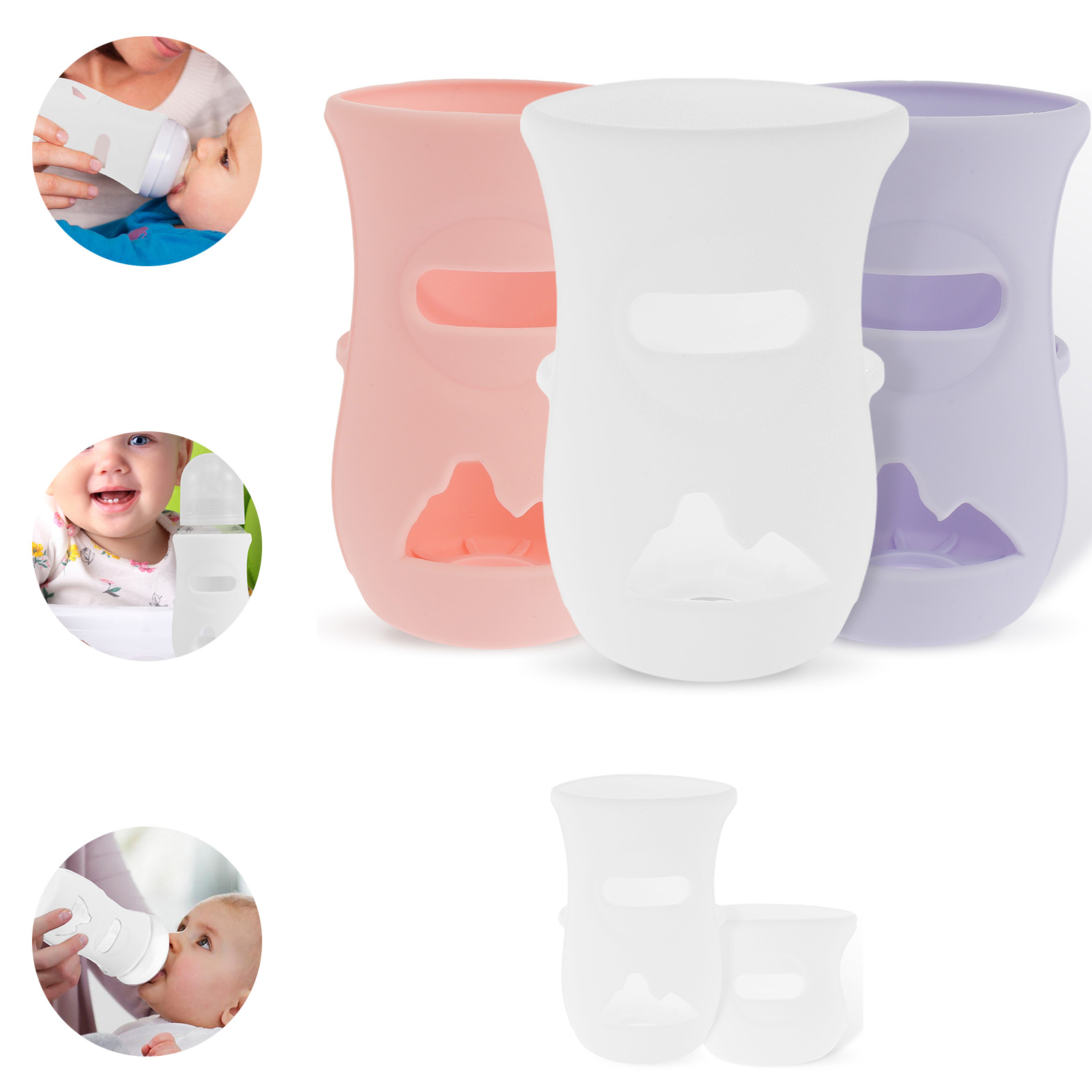 Baby Food Nan - Mangas de silicone capa de garrafa