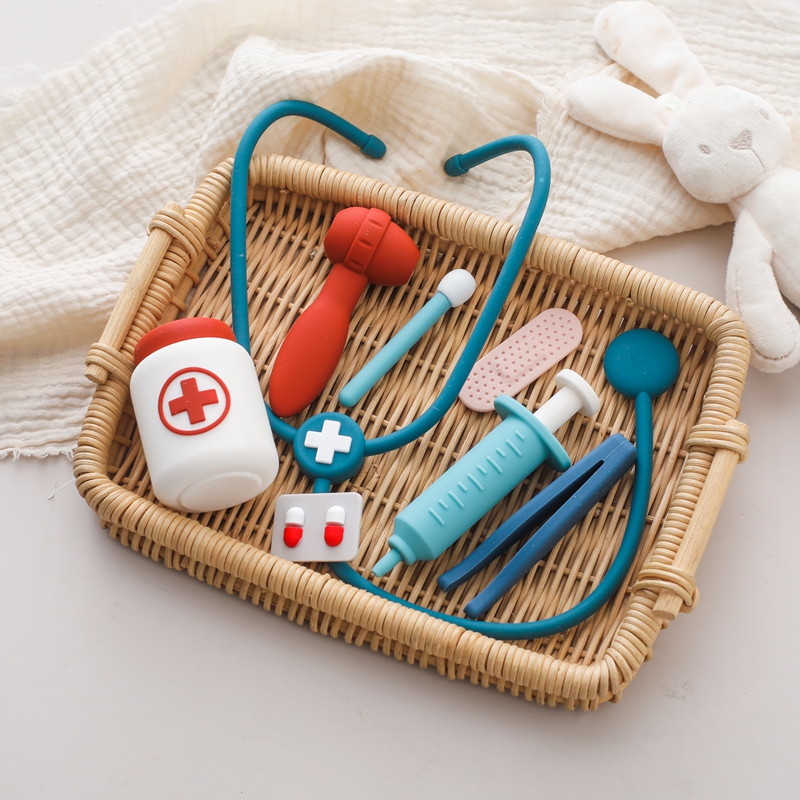 Baby Food Quantity - Médico brinquedos fingir silicone jogar médico