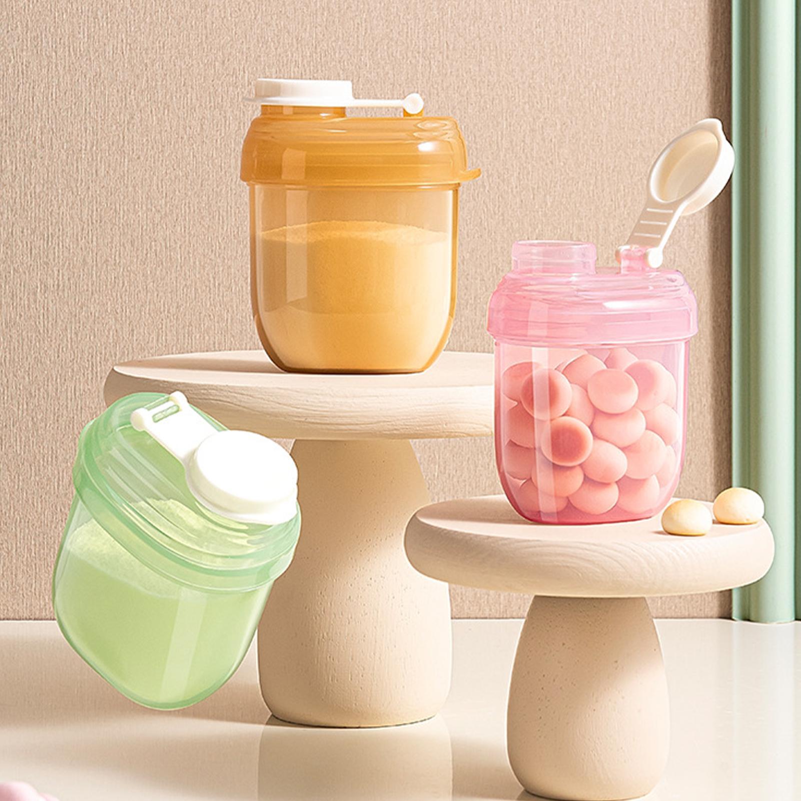 Baby Food Pouches - Dispensador de Fórmula Portátil, Recipiente Hermético