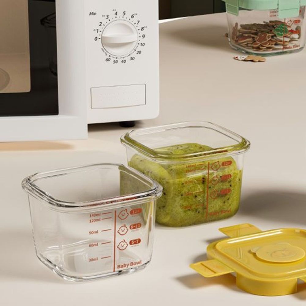 Nova Caixa de Armazenamento de - Baby Food Containers Glass avaliação e preço