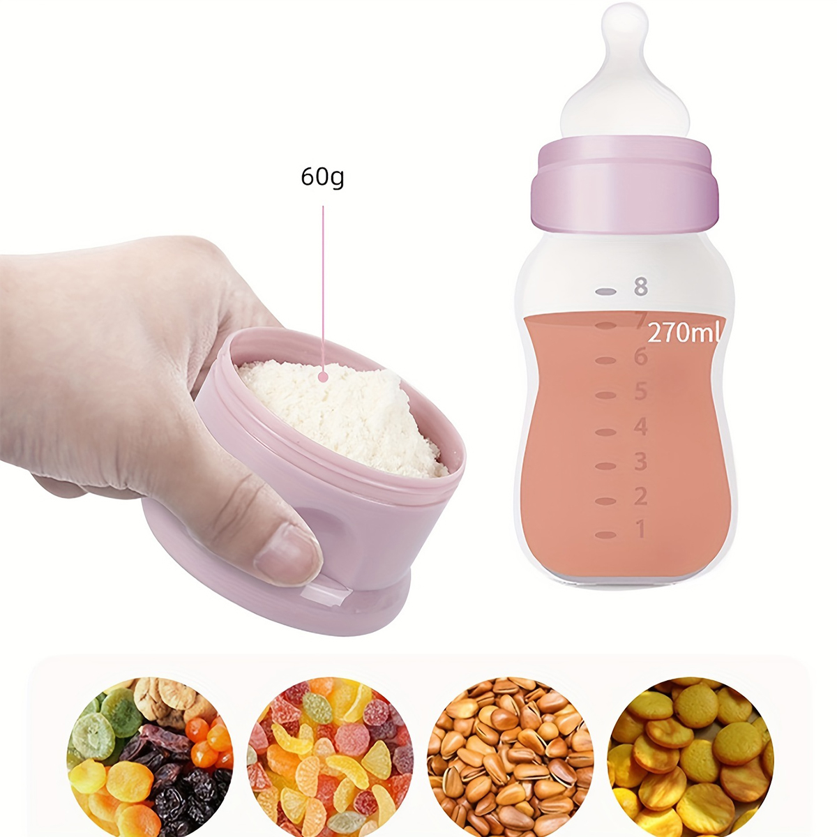 Recipiente de leite em pó para - Baby Food In Jars avaliação e preço