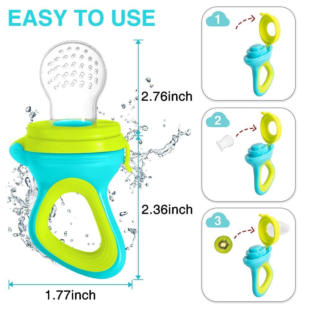 Recém-nascido Silicone Squeezi - Baby Food Bites avaliação e preço