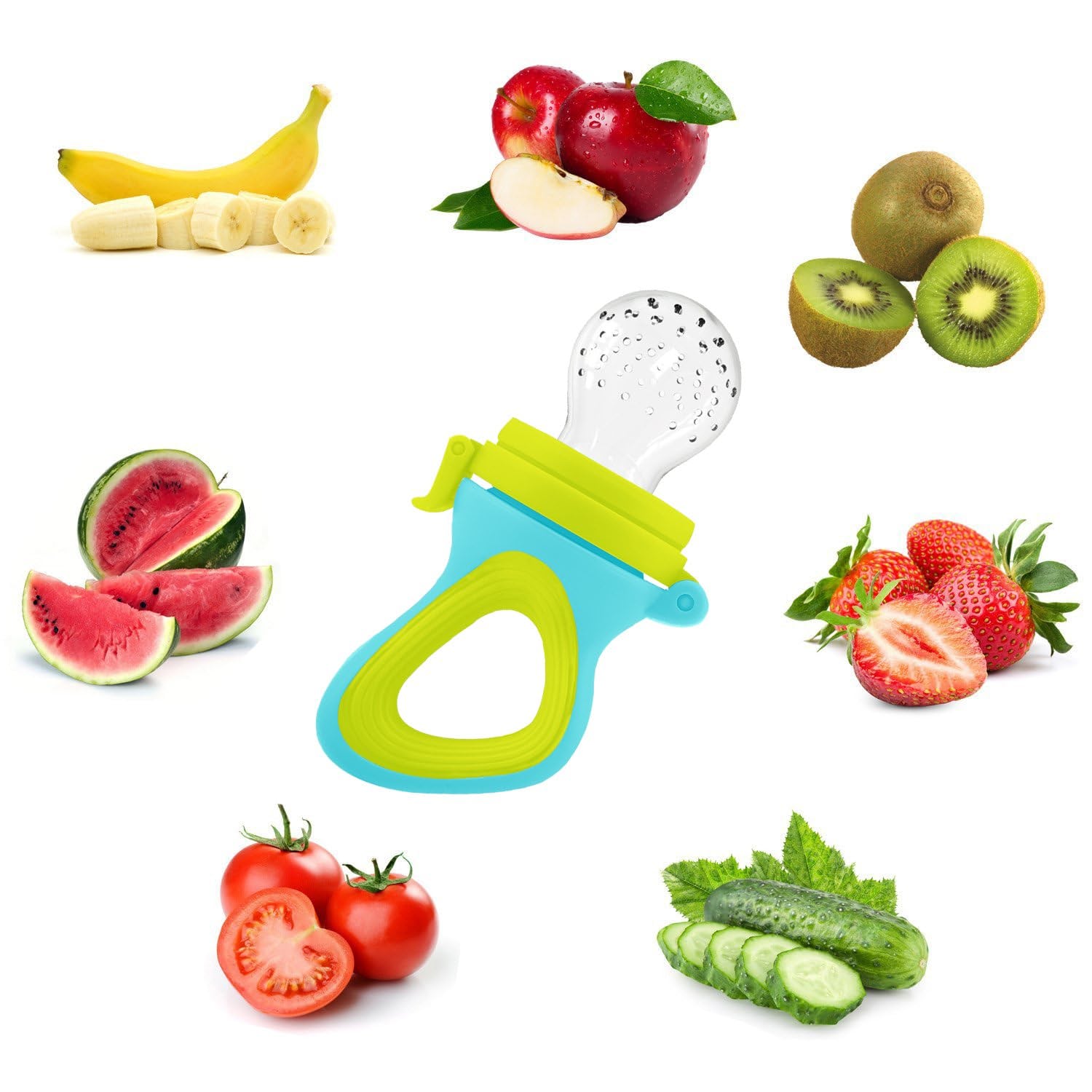 Recém-nascido Silicone Squeezi - Baby Food Bites avaliação e preço