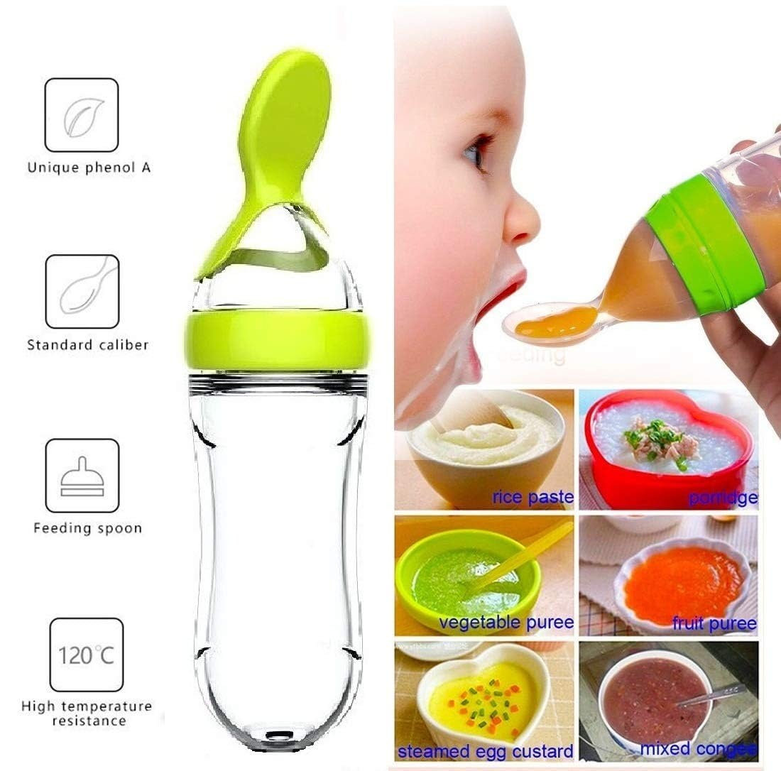 Recém-nascido Silicone Squeezi - Baby Food Bites avaliação e preço