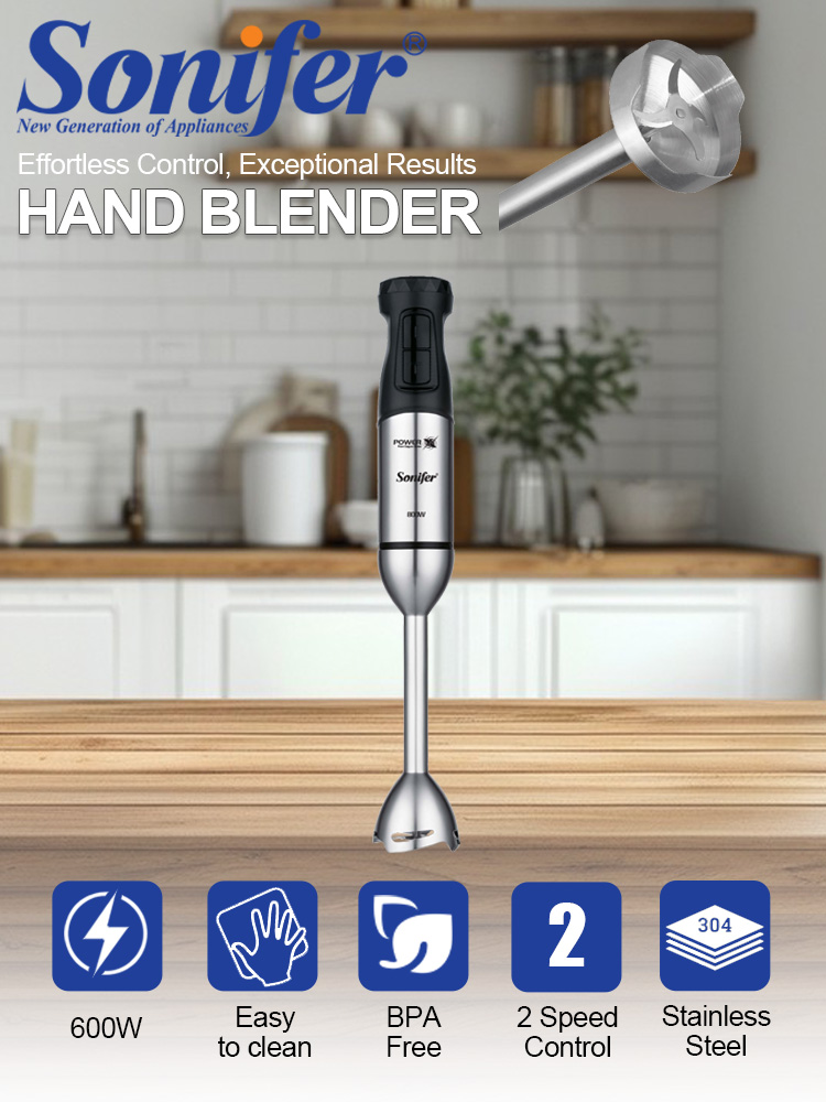 Liquidificador de Mão Sonifer  - Baby Food Hand Blender avaliação e preço