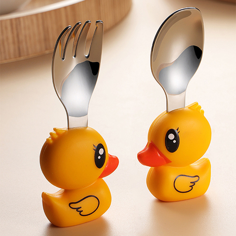 Talheres Infantis em Aço Inoxi - Baby Food Quantity avaliação e preço
