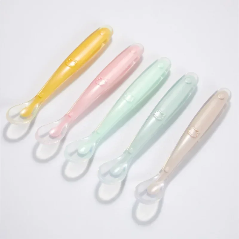 Colher de silicone macio para  - Baby Food Bites avaliação e preço