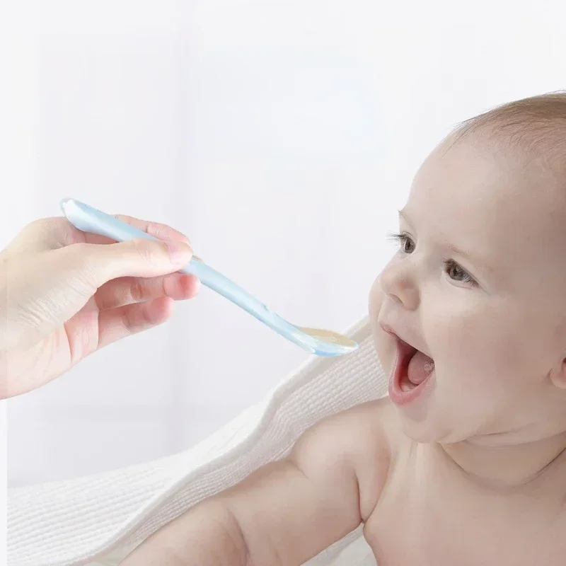 Colher de silicone macio para  - Baby Food Bites avaliação e preço
