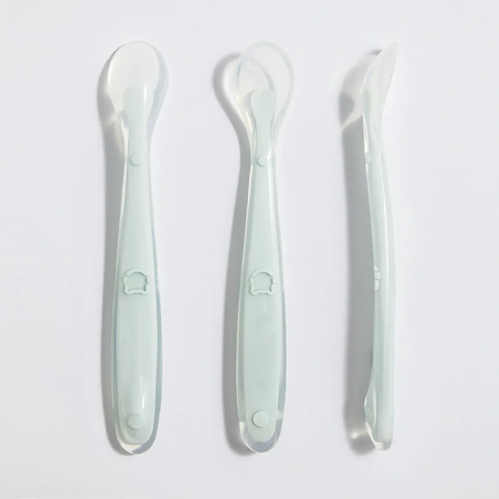 Colher de silicone macio para  - Baby Food Bites avaliação e preço