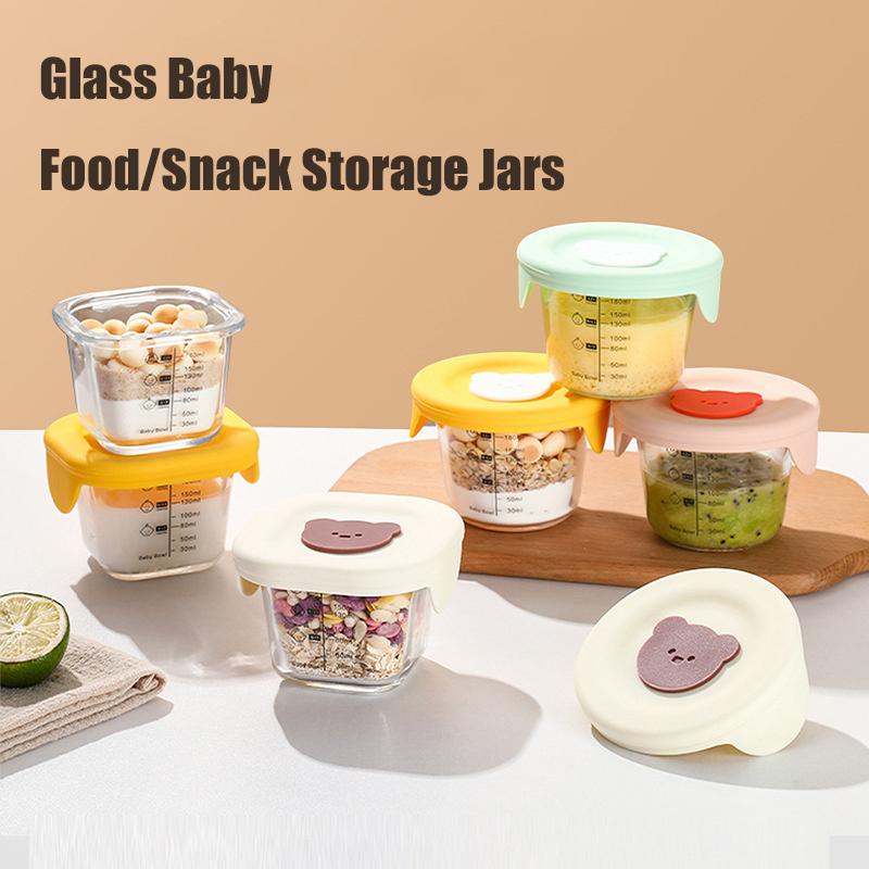 Frascos de vidro para armazena - Baby Food Containers Glass avaliação e preço