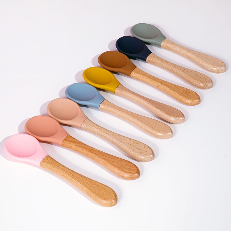 Colher de silicone com cabo de - Baby Food Bites avaliação e preço