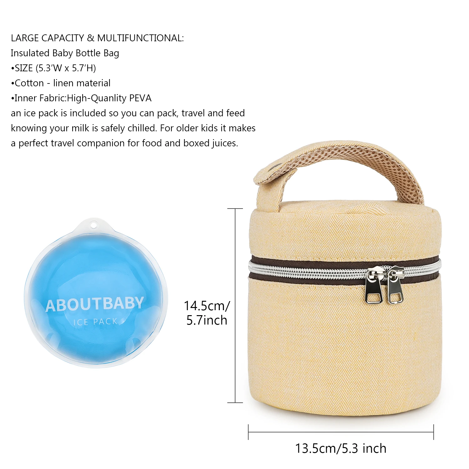 Bolsa para mamadeiras à prova  - Baby Food Nan avaliação e preço