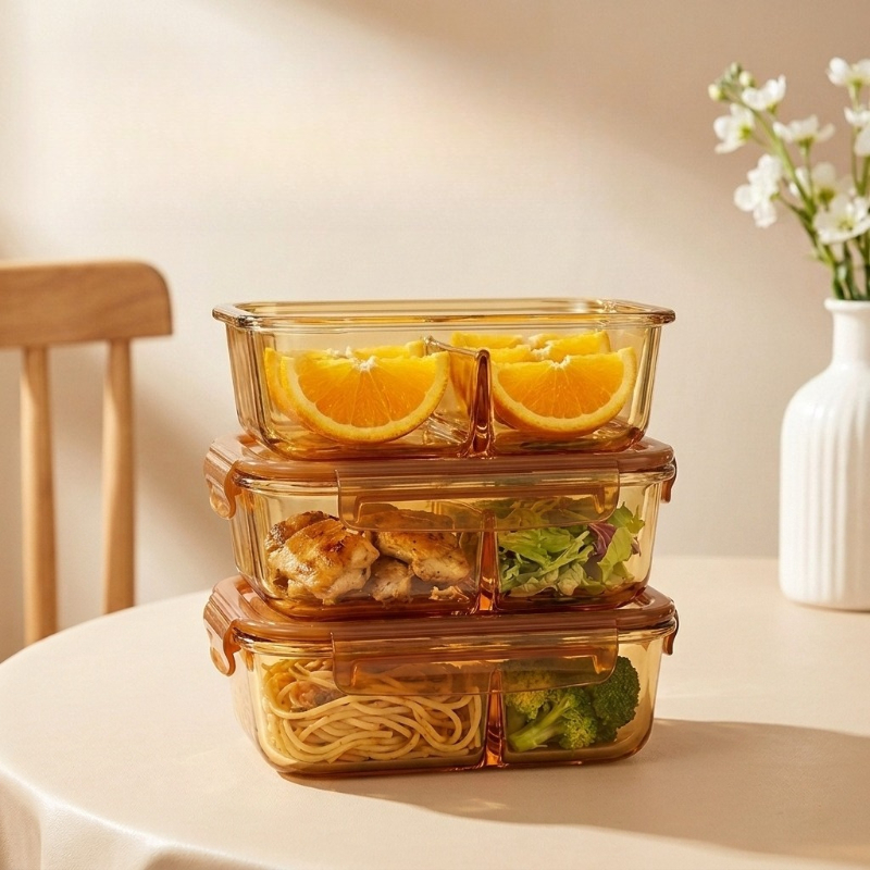Marmita de vidro borossilicato - Baby Food Containers Glass avaliação e preço