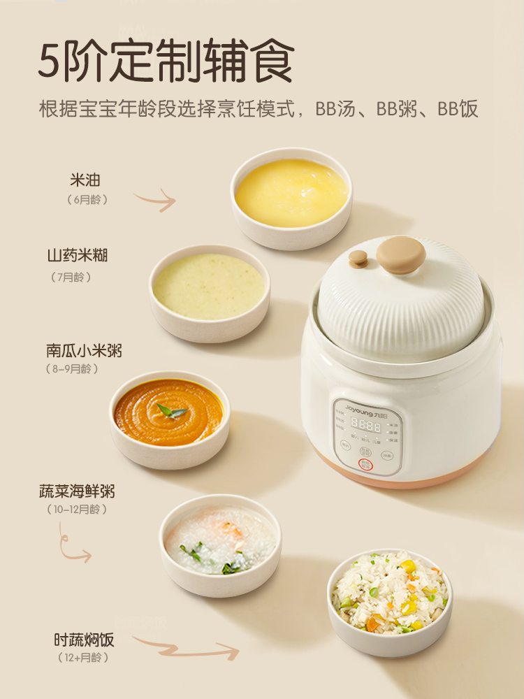 Jiuyang micro-pressão bb pote  - Baby Food Usa avaliação e preço